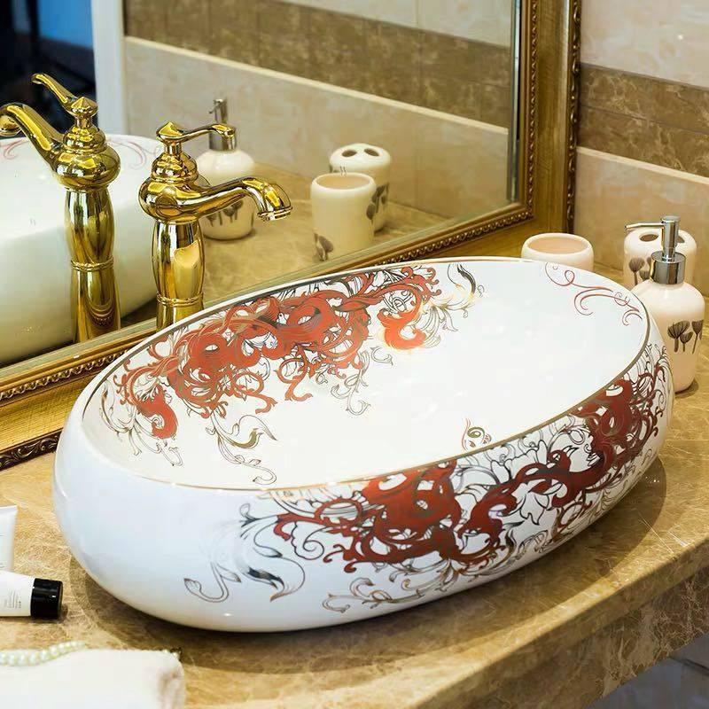 人気 A 洗面ボウルセット 洗面ボール 陶器 手水鉢 手洗器 手洗い鉢 洗面器 洗面ボウル Www Dron Ma