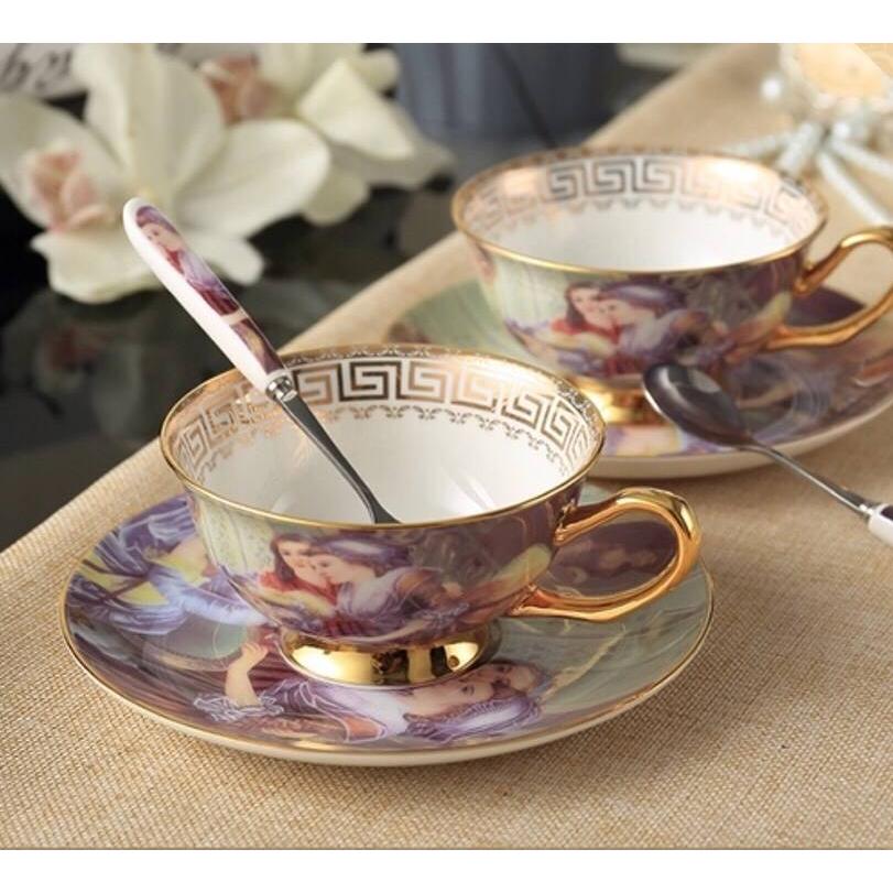 A05245 西洋ティー・コーヒーカップセット カップ＆ソーサー6客セット