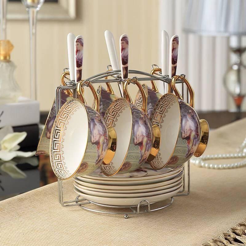 A05245 西洋ティー・コーヒーカップセット カップ＆ソーサー6客セット