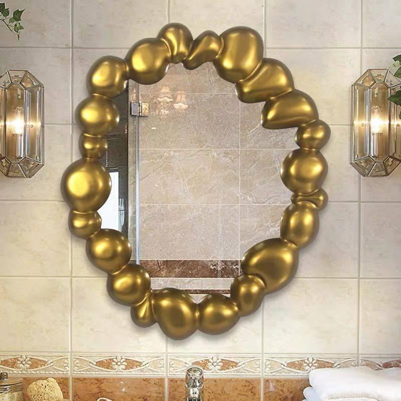 A35623 高級豪華鏡 アンティーク調 壁掛け鏡 壁掛け 壁掛けミラー ウォールミラー 60x72cm