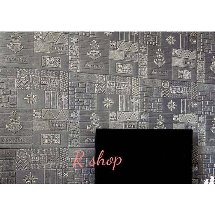 大人気定番商品 A 50枚 カビ防止 汚い防止 防水 3d立体レンガ模様壁紙 背景壁 70cm 70cm 壁紙 Proksi Si