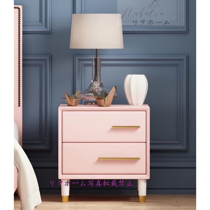 木製キャビネット 花柄タイル付き ナチュラル サイドボード 602-1052