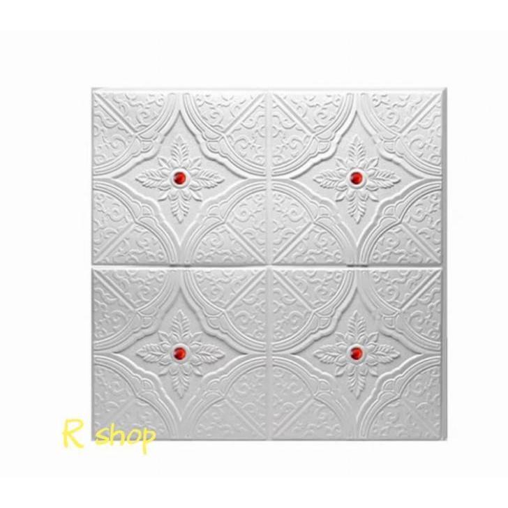 50枚 70cm×70cm 背景壁 3D立体レンガ模様壁紙 防水 汚い防止