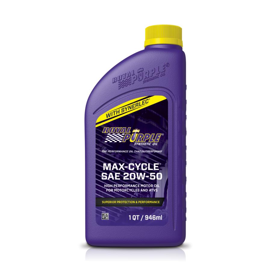 正規輸入品 バイク用 ロイヤルパープル マックスサイクル w 50 Royal Purple Synthetic バイク用エンジンオイル Synerlec Max Cycle Oil With 人気ブランド多数対象 0 946l 1qt