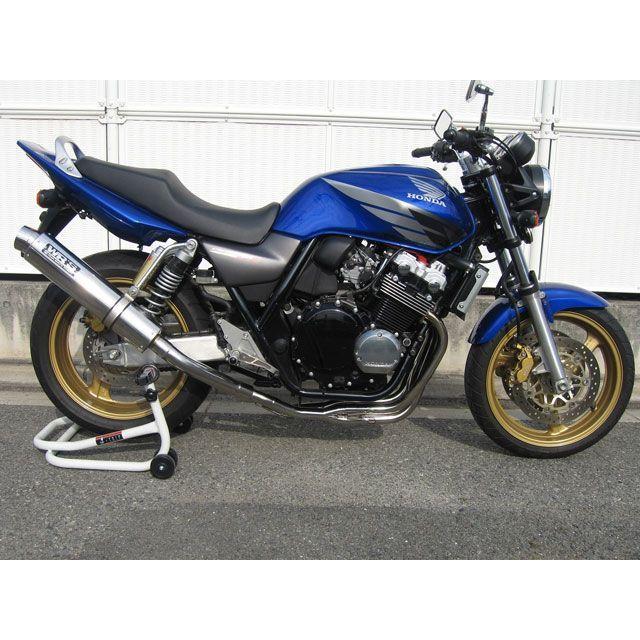 ダブルアールズ CB400SF/SB/SPEC III/II/VTEC ラウンドタイプ フルエキゾースト ステンレスサイレンサー WR’S_1