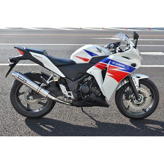 ダブルアールズ CBR250R ラウンドタイプサイレンサー ステンレス/ステンレス WR’Sの画像