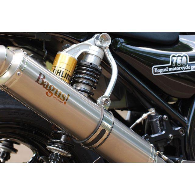 バグース 汎用 汎用チタンサイレンサー 差込φ60.5 外径＆φ90X470mm