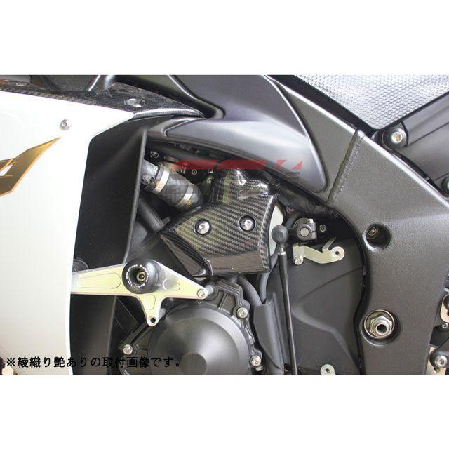 YZF-R1 ラジエーターリザーバータンクカバー 綾織カーボン SPEEDRA YZF-R1 ラジエーターリザーバータンクカバー ドライカーボン