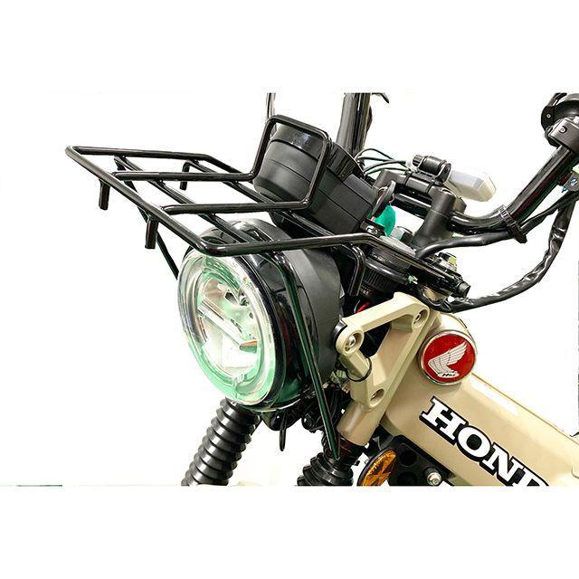 キジマ CT125 ハンターカブ フロントキャリア（ブラック） KIJIMAの画像