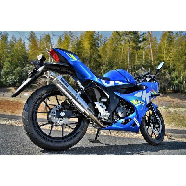 BMS-R BMS GSX-R125 GSX-S125 R-EVO ステンレスサイレンサー 政府認証