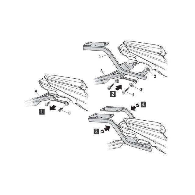 SHAD 【メーカー直送】シャッド CB125R/250R トップマスター