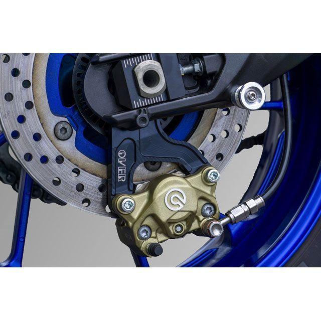 オーバーレーシング Rキャリパーサポート ブレンボ2P用（ブラック） OVER RACINGの画像