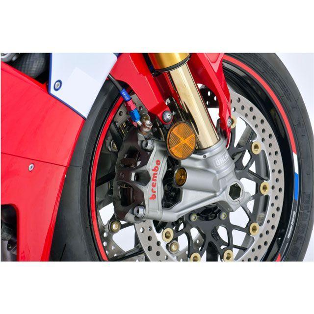 スウェッジラインプロ CBR1000RR-R SP フロントホースキット バイピース ホースエンド レッド＆ブルー ホースカラー ブラック メーカー…の画像