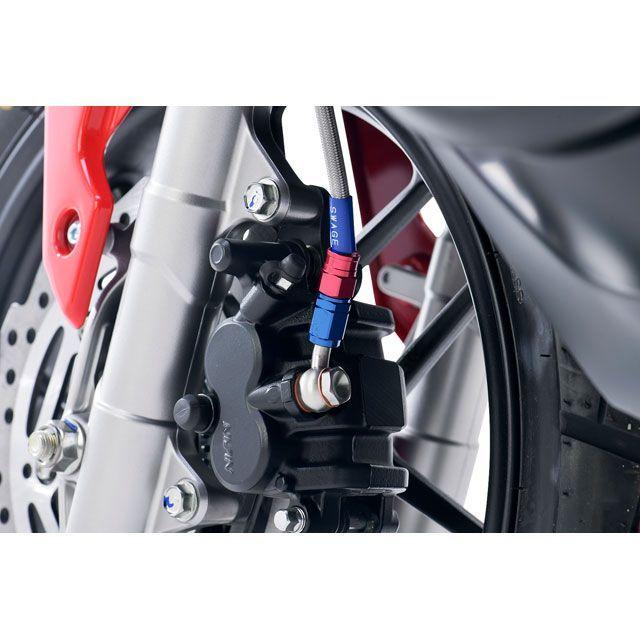スウェッジラインプロ ADV150 フロントホースキット ホースエンド レッド＆ブルー ホースカラー クリア メーカー在庫あり SWAGE-LINE…_2