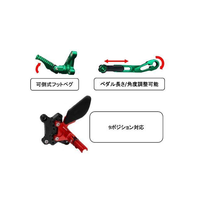 バイカーズ ZX-6R バックステップ カラー グレー BIKERS_1