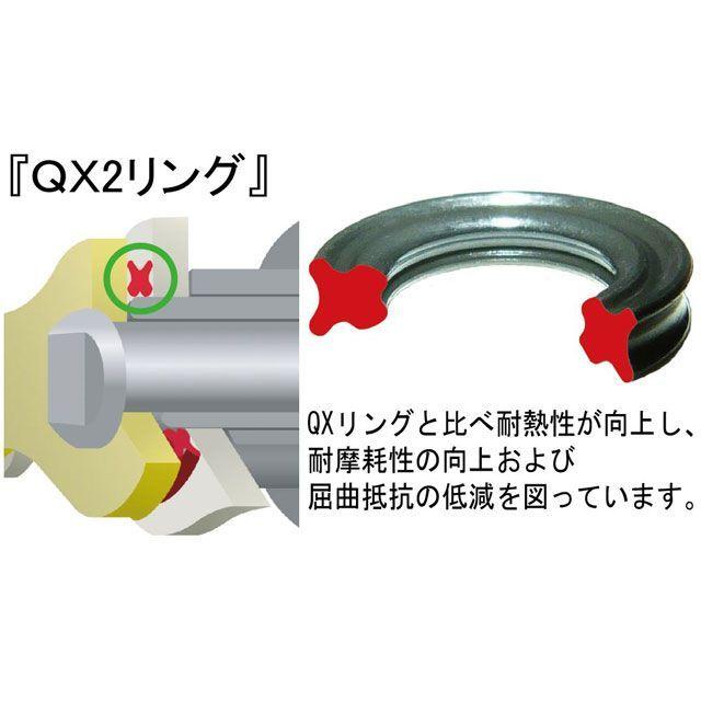 江沼チェーン 250〜1200cc QX2リングシール ThreeD 525Z/3D カラー シルバー リンク数 138L EKチェーン