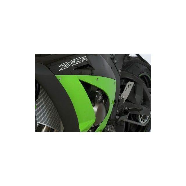 アールアンドジー ZX-10R エアロクラッシュプロテクター ホワイト R&G