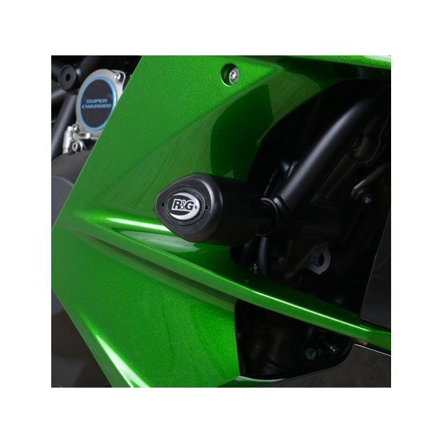 アールアンドジー Ninja H2 SX エアロクラッシュプロテクター ブラック R&G_2