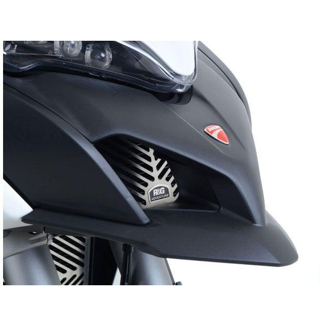 R＆G - アールアンドジー Multistrada1200 950Multistrada ステンレス鋼 オイルクーラーガード R\u0026G