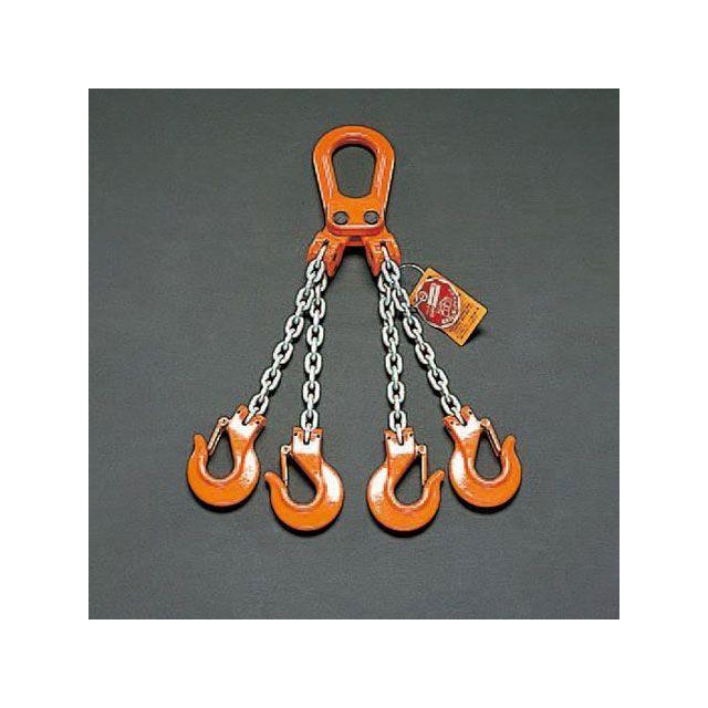 正規品／エスコ 2.5tonx3.0m スリングチェーン（4本懸け） ESCO バイク 車 自動車 自転車