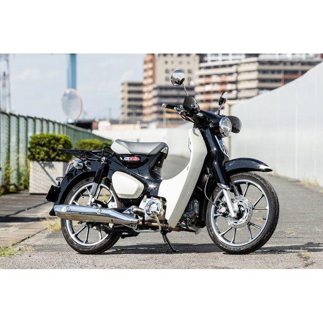 正規品／ワールドウォーク スーパーカブC125 スーパーカブC125 専用 塗装ナックルガード（パールシャイニングブラック） WW バイク｜motoride｜05