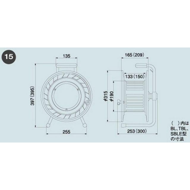 ハタヤ BL-502M コードリール 三相200V（VCT・50M） HATAYAの画像