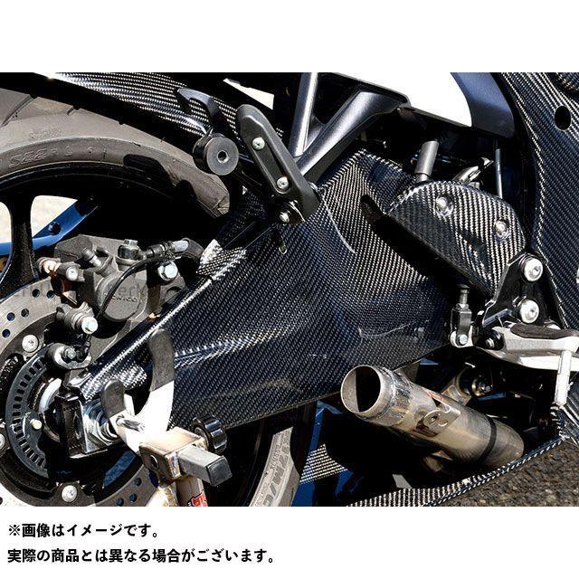 マジカルレーシング 隼 ハヤブサ スイングアームカバー 材質：平織りカーボン製 Magical Racing バイク サスペンション 