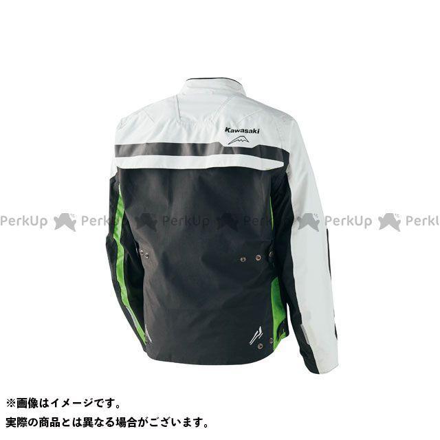 名入れ無料 正規品／カワサキ キマイラコンテンドジャケット（グリーン/ホワイト） サイズ：M KAWASAKI バイク