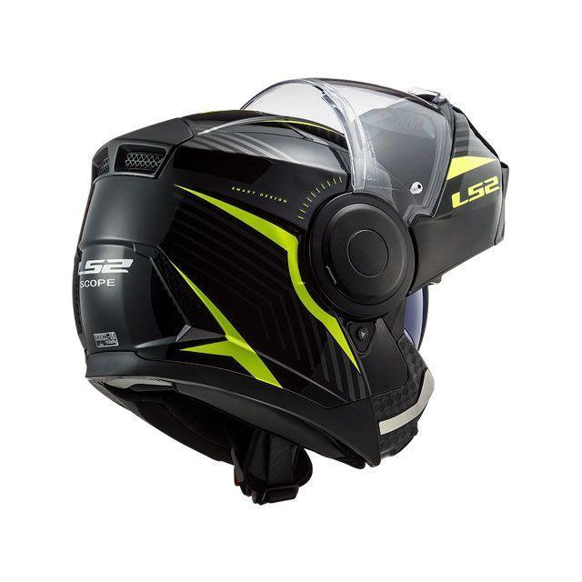 LS2 HELMETS エルエスツーヘルメット SCOPE（スキッドブラックイエロー