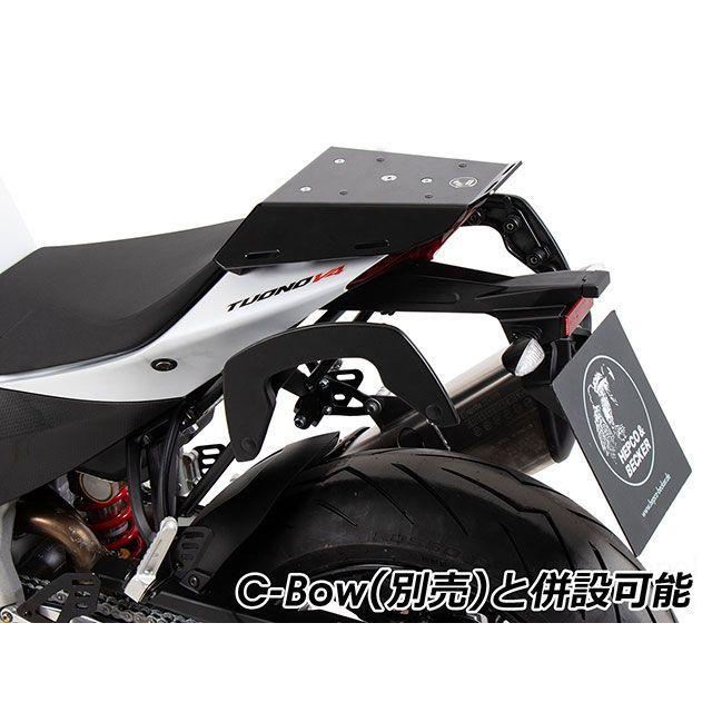 ヘプコ＆ベッカー Tuono V4 タンデムシート置換型リアラック「Speedrack EVO」（ブラック） HEPCO＆BECKERの画像