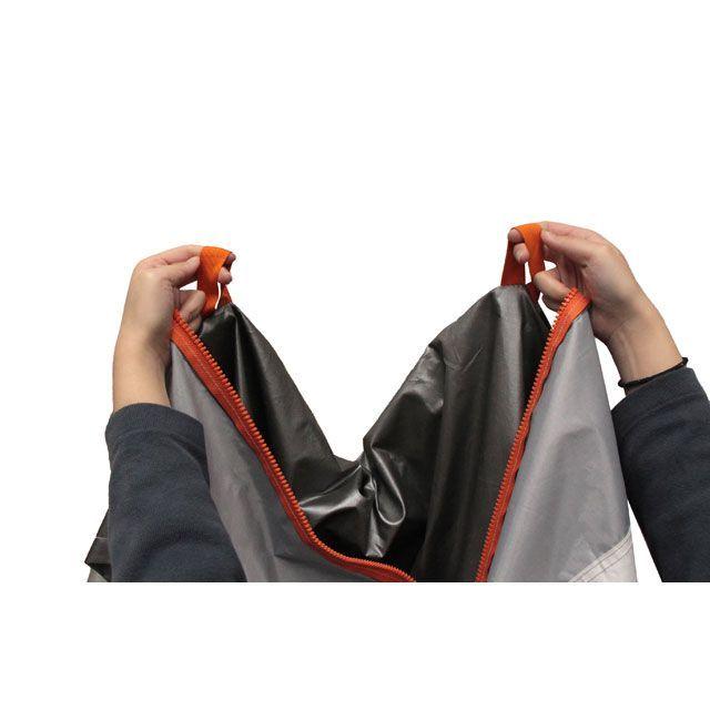 アンブート バイクカバー シルバー/ダークグレー 原付二種BOX付きサイズ AMBOOT_4