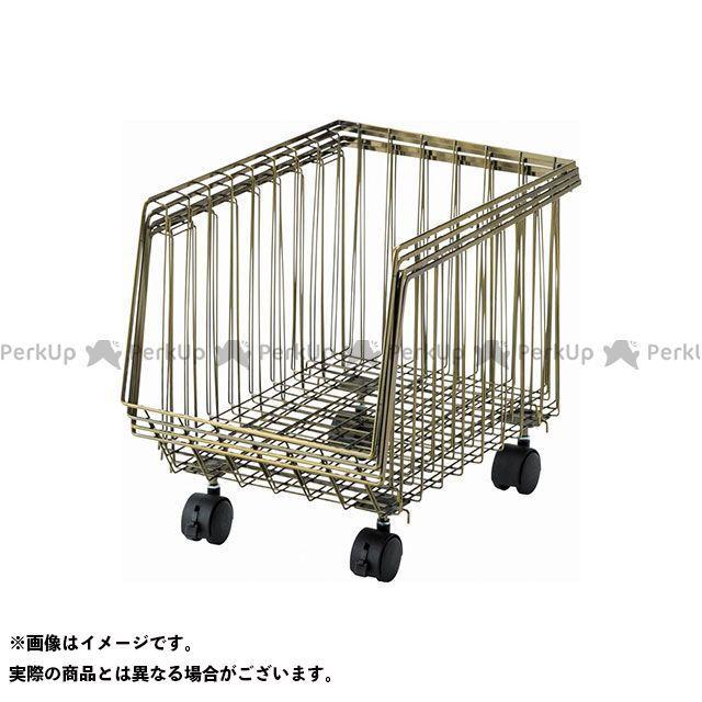 【メーカー直送】東谷 AKB-439AGD スタッキングワゴン4D（ゴールド） メーカー在庫あり Azumayaの画像