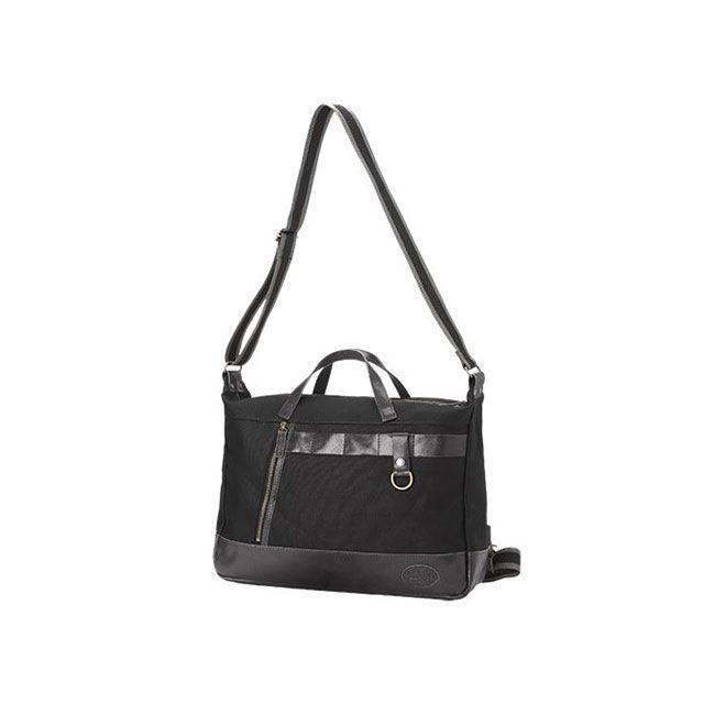 正規品／ウィリス＆ガイガー WGB-K01 Canvas Shoulder Bag（ブラック） Wilis & Geiger バイク