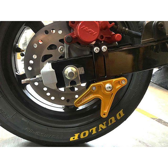 スナイパー Dax125/ダックス125/ST125 GROM レーシングスタンドフック スプロケットガード付（レッド） メーカー在庫あり SNIP…_3
