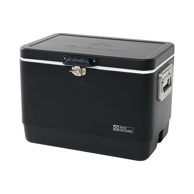 テントファクトリー メタルクーラースチールボックスL BK TENT FACTORY TENT FACTORY（テントファクトリー） メタルクーラースチールボックスL