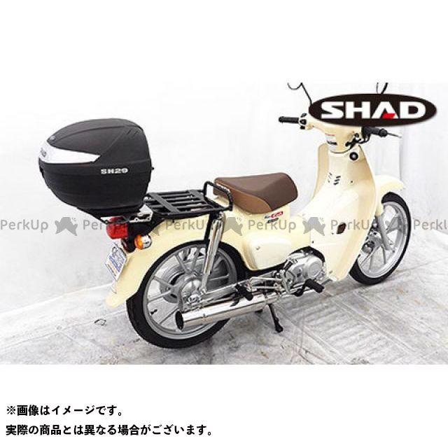 豪華 ウイルズウィン Shad製リアボックス付きキャリア延長キット Wiruswin スーパーカブ110用 スーパーカブ110 外装パーツ