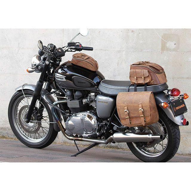 DEGNER（デグナー） Triumph モダンクラシックス用レザーサドルバッグ 