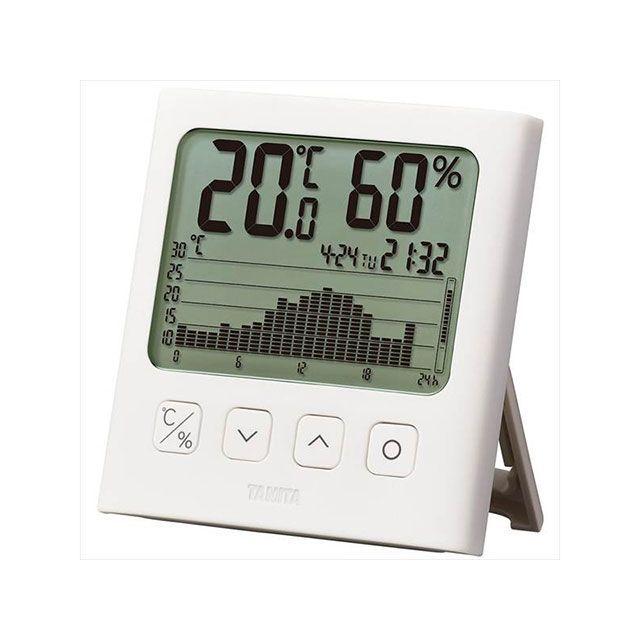 正規品／タニタ グラフ付きデジタル温湿度計 TT-581-WH（ホワイト） TANITA 日用品｜motoride｜02