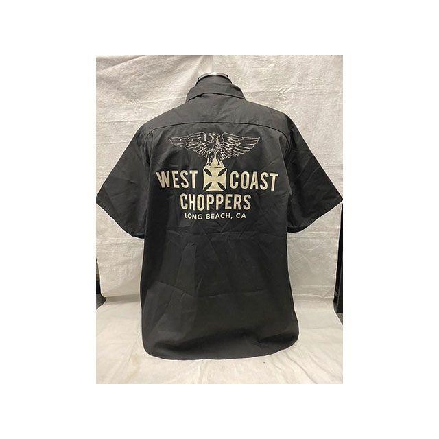 ウエストコーストチョッパーズ　ワークシャツ　サイズXL ウエストコーストチョッパーズ ワークシャツ ブラック WEST COAST