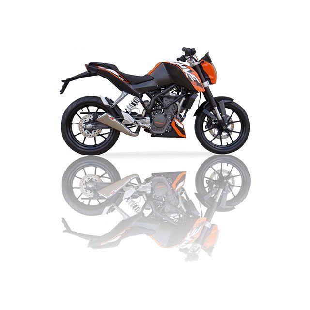 イクシル DUKE 125 DUKE 200 KTM DUKE 125/200 11-16 X55 スリップオン マフラー IXILの画像