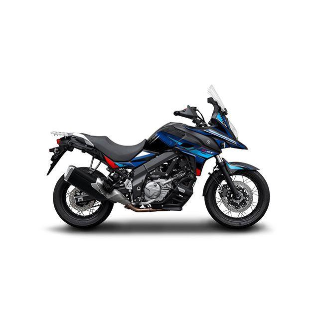 ブランド登録なし - 【製造会社直送】エムディーエフ V-Strom 650 V-Strom 650（2017〜）グラフィック一揃いの道具 アタッカーひな型（青味） 印字機 …