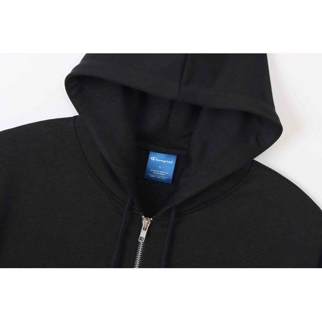 チャンピオン C3-XS160 ZIP HOODED SWEAT（ブラック） サイズ M