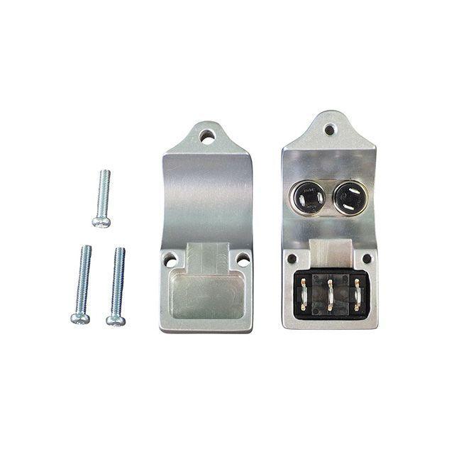 マルコムサプライ ハーレー用 インチバー用 ミニスイッチボックスキット2穴（ナチュラル） MALCOM SUPPLY_2
