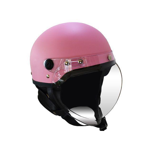 ピンク ジェットヘルメット 3-883 ピンク＆パープル メッキ FREEサイズ