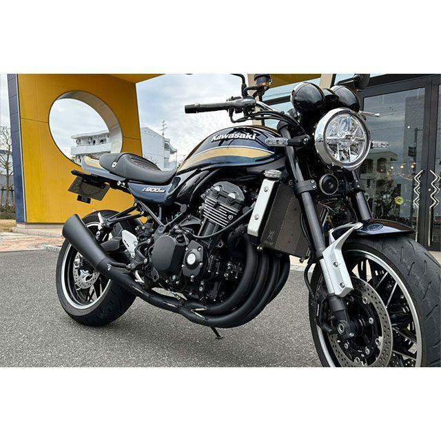 ARCHI アーキ Z900RS/CAFE スラッシュメガホンマフラー 黒 JMCA認証