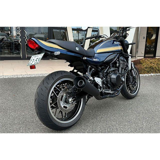ARCHI アーキ Z900RS/CAFE スラッシュメガホンマフラー 黒 JMCA認証