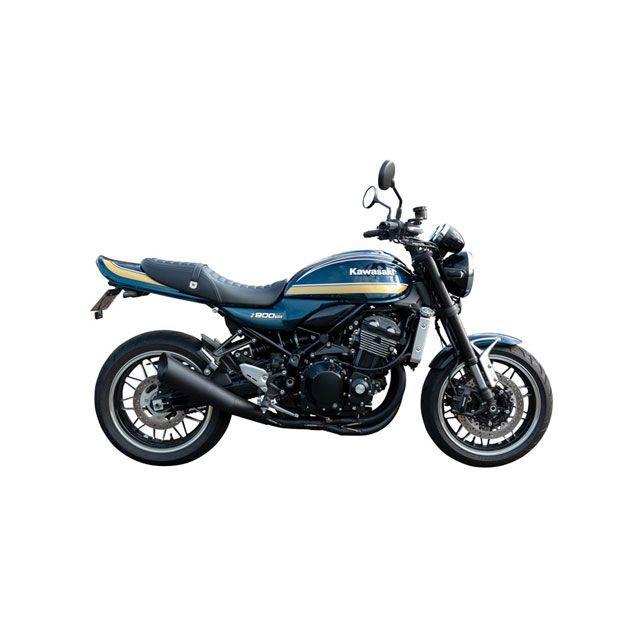 ARCHI アーキ Z900RS/CAFE スラッシュメガホンマフラー 黒 JMCA認証