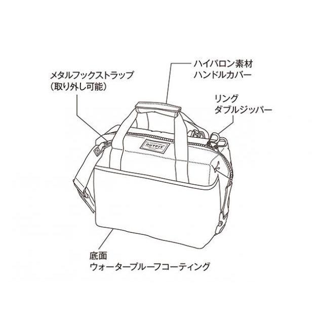 テントファクトリー ソフトクーラーバッグ ボクシー 16L（ブラックカモ） TENT FACTORYの画像