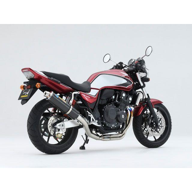 ヤマモトレーシング CB400SF 18-CB400SF SPEC-A チタン 4-1 UP カーボン YAMAMOTO RACINGの画像