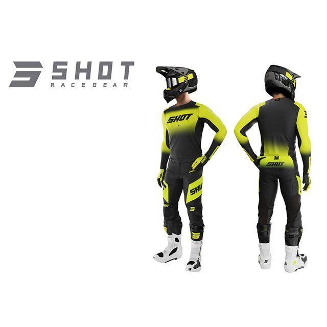 正規品／SHOT RACE GEAR ジャージ ULTIMA（ネオンイエロー） サイズ：L SHOT RACE GEAR バイク｜motoride｜02